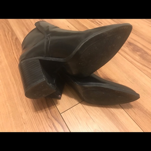 Zara Patent Leather Ankle Boots - Picture 4 of 6